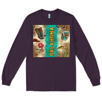 Plum Oklahoma Long Sleeve Tee - TumblerDesignByShophia