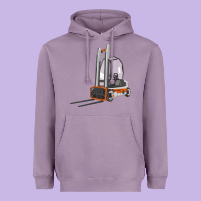 Forklift Heavyweight Hoodie Designed By Lillyallendesigns