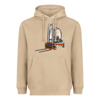 Mushroom Forklift Heavyweight Hoodie - LillyAllenDesigns