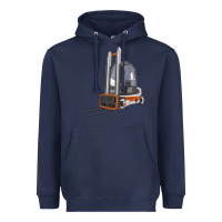 Navy Forklift Heavyweight Hoodie - LillyAllenDesigns