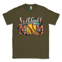 Army Green Softball Mom Classic Tee - Bettercallsaul