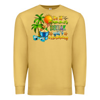 Antique Gold Is It Summer Break Premium Sweatshirt - CowhideDigitalArt