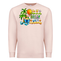 Pale Pink Is It Summer Break Premium Sweatshirt - CowhideDigitalArt