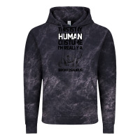 Cloud Black This Is My Human Costume Im Really A Brachiosaurus Vintage Hoodie - Bettercallsaul
