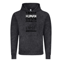 Vintage Black This Is My Human Costume Im Really A Brachiosaurus Vintage Hoodie - Bettercallsaul
