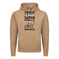 Vintage Coffee This Is My Human Costume Im Really A Brachiosaurus Vintage Hoodie - Bettercallsaul