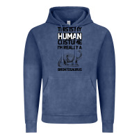 Vintage Denim This Is My Human Costume Im Really A Brachiosaurus Vintage Hoodie - Bettercallsaul