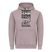 This Is My Human Costume Im Really A Brachiosaurus Vintage Hoodie | Teevron