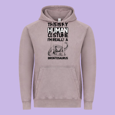 This Is My Human Costume Im Really A Brachiosaurus Vintage Hoodie Designed By Bettercallsaul