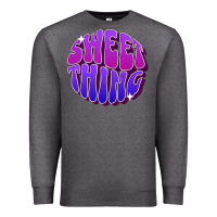 Charcoal Heather editable sweet thing Premium Sweatshirt - tuanDangUi