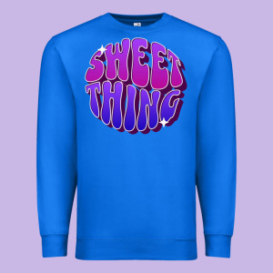 Editable Sweet Thing Premium Sweatshirt Designed By Tuandangui