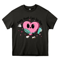 Asphalt only heart eyes for you Heavy Core Tee - MaliasSmallBusiness