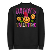 Black daddys valentine olivia Heavyweight Sweatshirt - OliviaCreatesArt