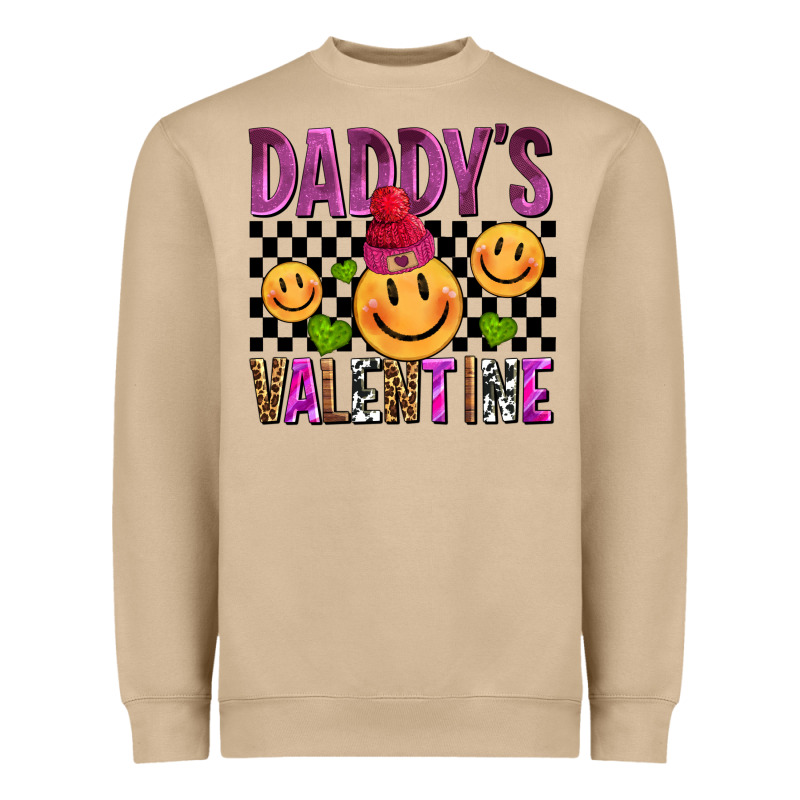Daddys Valentine Olivia Heavyweight Sweatshirt by OliviaCreatesArt | Teevron