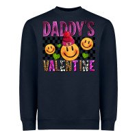 Navy daddys valentine olivia Heavyweight Sweatshirt - OliviaCreatesArt