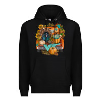 Black thanksgiving truck bbs Premium Hoodie - BundleAndBundleShop
