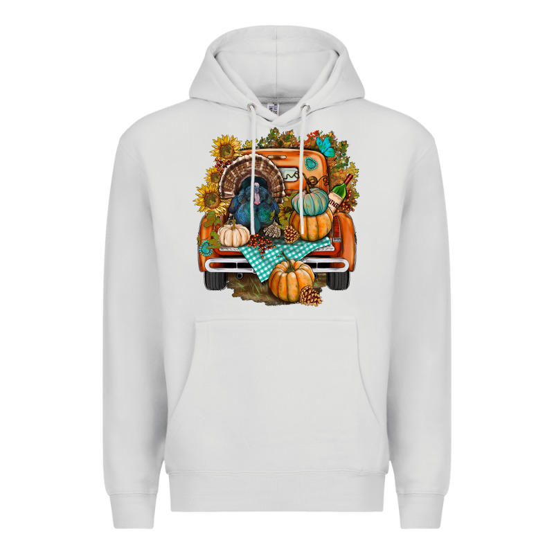 Thanksgiving Truck Bbs Premium Hoodie by BundleAndBundleShop | Teevron
