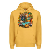 Mustard thanksgiving truck bbs Premium Hoodie - BundleAndBundleShop