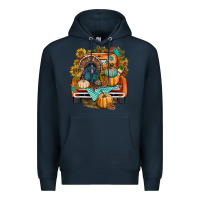 Navy thanksgiving truck bbs Premium Hoodie - BundleAndBundleShop