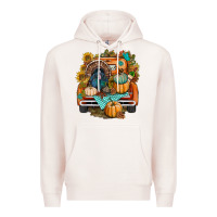 Pale Pink thanksgiving truck bbs Premium Hoodie - BundleAndBundleShop