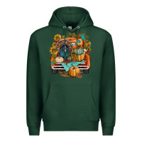 Sports Green thanksgiving truck bbs Premium Hoodie - BundleAndBundleShop