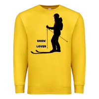 Lemon nighttime ski adventure Premium Sweatshirt - tuanDangUi