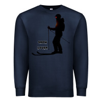 Navy nighttime ski adventure Premium Sweatshirt - tuanDangUi