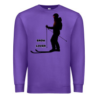 Purple nighttime ski adventure Premium Sweatshirt - tuanDangUi