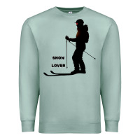 Seafoam nighttime ski adventure Premium Sweatshirt - tuanDangUi