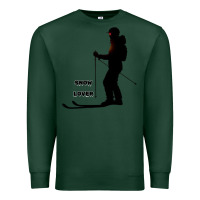 Sports Green nighttime ski adventure Premium Sweatshirt - tuanDangUi
