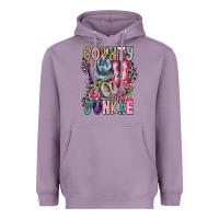 Lavender country music junkie Heavyweight Hoodie - CowhideDigitalArt