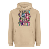 Mushroom country music junkie Heavyweight Hoodie - CowhideDigitalArt