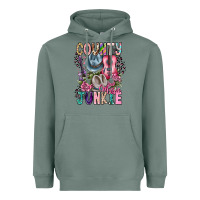 Sage country music junkie Heavyweight Hoodie - CowhideDigitalArt