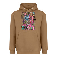 Toasted Coconut country music junkie Heavyweight Hoodie - CowhideDigitalArt