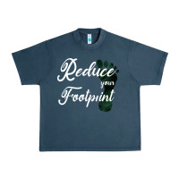 Midnight Navy Climate Change Reduce Your Carbon Footprint Gift Urban Heavy Tee - Bettercallsaul