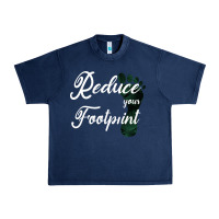 Navy Climate Change Reduce Your Carbon Footprint Gift Urban Heavy Tee - Bettercallsaul