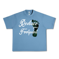 Pebble Blue Climate Change Reduce Your Carbon Footprint Gift Urban Heavy Tee - Bettercallsaul