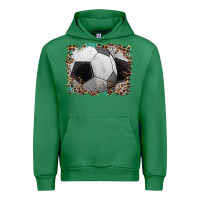Emerald sports soccer background Urban Hoodie - Artiststas