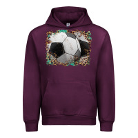 Mauve Wine sports soccer background Urban Hoodie - Artiststas