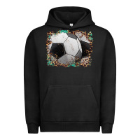 Pigment Black sports soccer background Urban Hoodie - Artiststas