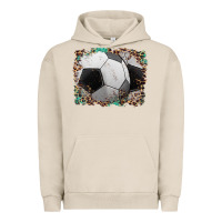 Pigment French Oak sports soccer background Urban Hoodie - Artiststas