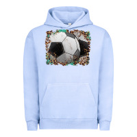Pigment Grape Ice sports soccer background Urban Hoodie - Artiststas
