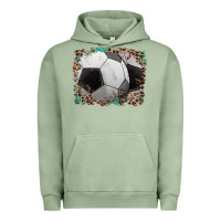 Pigment Oil Green sports soccer background Urban Hoodie - Artiststas