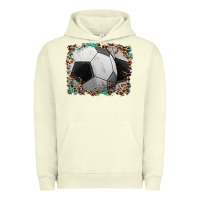 Pigment Pistachio sports soccer background Urban Hoodie - Artiststas