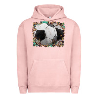 Pigment Salmon sports soccer background Urban Hoodie - Artiststas