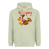 Matcha Thanksgiving family Heavyweight Hoodie - tuanDangUi
