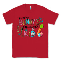 Red Every Bunnys Favorite Kid Classic Tee - RanaPortraitStore
