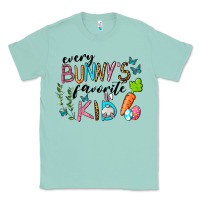 Seafoam Every Bunnys Favorite Kid Classic Tee - RanaPortraitStore