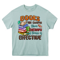 Arona books are cheaper than therapy Heavy Core Tee - MaliasSmallBusiness