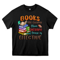 Black books are cheaper than therapy Heavy Core Tee - MaliasSmallBusiness
